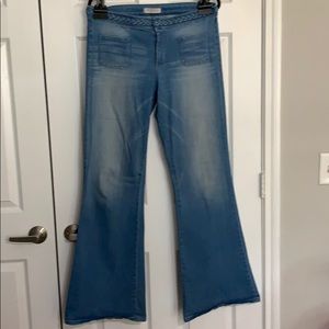 Guess soft blue flare jeans